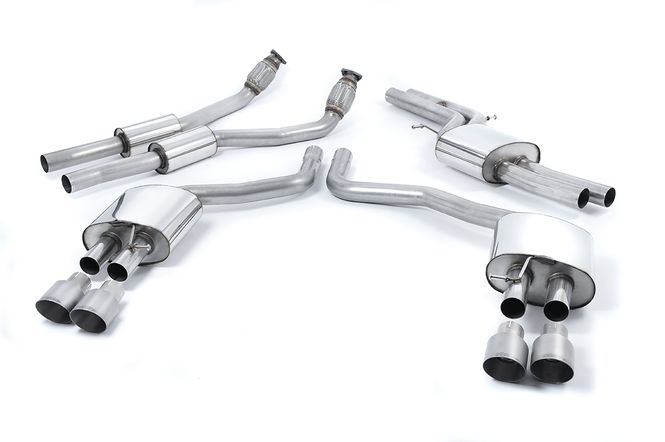 Hovedbilde Cat-back Resonated (quieter) with Titanium tips EC-Approved