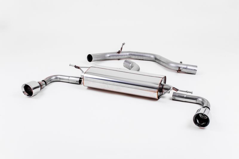 Cat-back Non-resonated (louder) 2 x GT100 Trim 