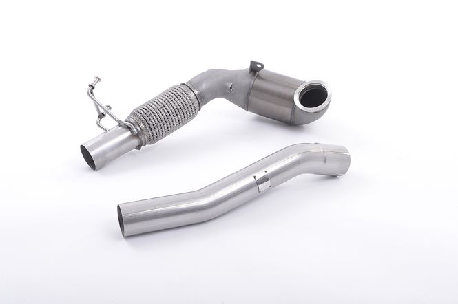 Hovedbilde Cast Downpipe with Race Cat 200 Cell Race High Flow Sports Cat