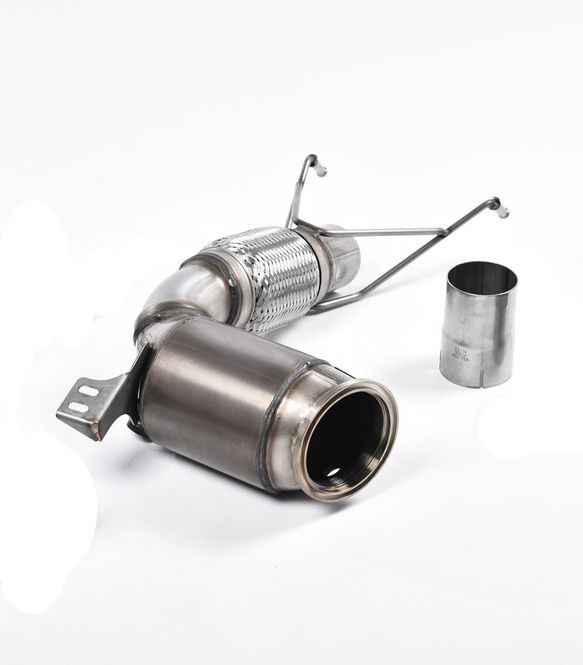 Hovedbilde Large Bore Downpipe with Hi-Flow Sports Catalyst (For OE Cat-Bac