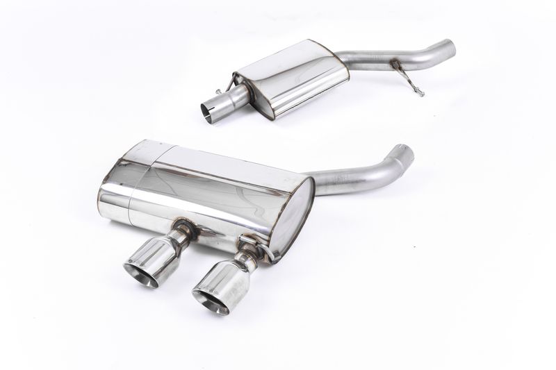 Cat-back Resonated (quieter). Dual 100mm GT100 