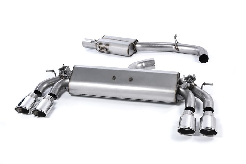 Cat-back Resonated (quieter). Quad Oval Polished Tips This produ