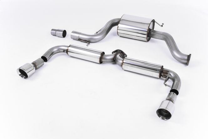 Hovedbilde Cat-back Resonated (quieter). 3-inch Race System. Special 'Editi