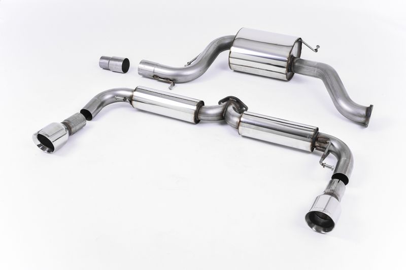 Cat-back Resonated (quieter). 3-inch Race System. Special 'Editi