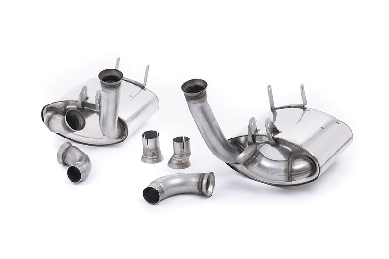 Rear Silencer(s) Cup version (offers a powerful GT3-like sound).