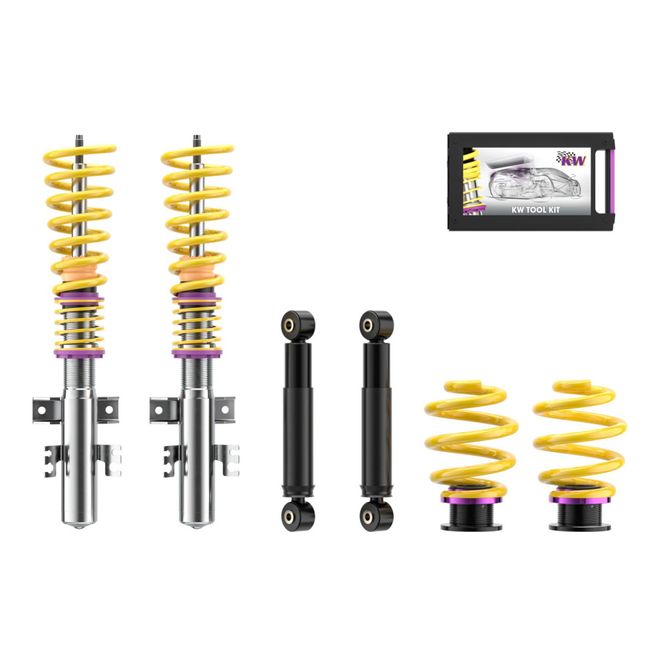Hovedbilde KW Coilover suspension V1 inox VW T5 T6 T28 T30