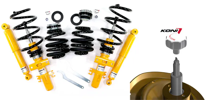 Hovedbilde Eibach / Koni Plus Justerbart senk VW T5 T6 T6.1 TIFE X-Lavt