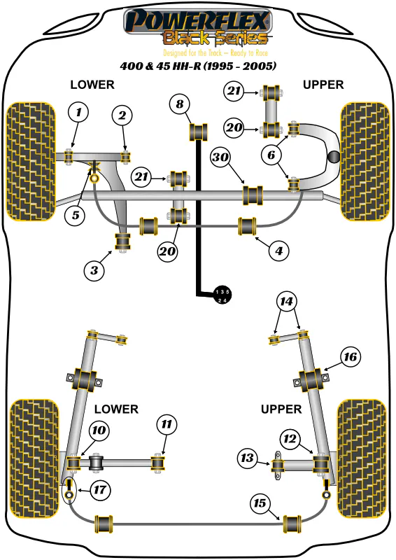 Front Wishbone Front Bush