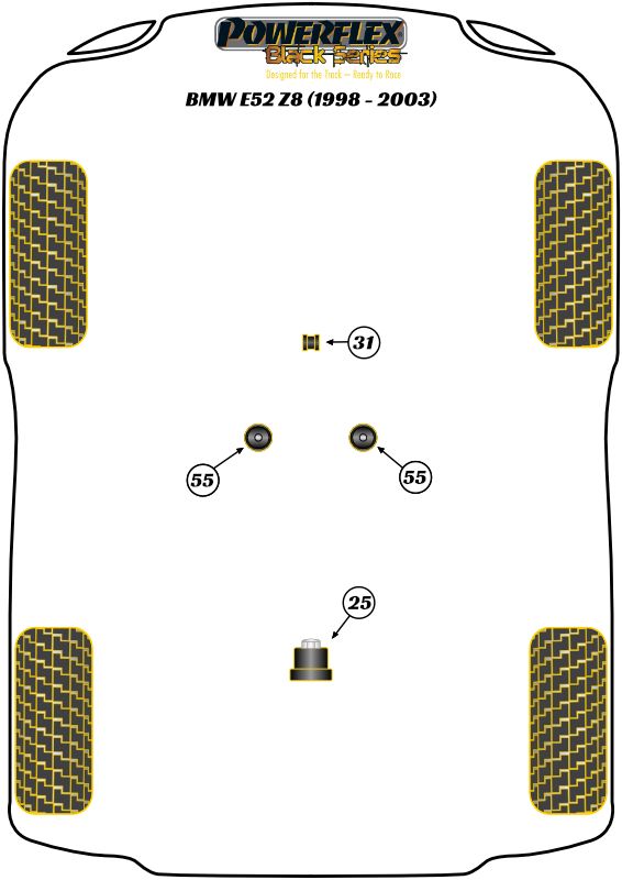 Gear Shift Arm Front Bush Oval