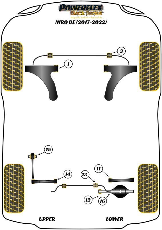 Rear Lower Front Control Arm Bush