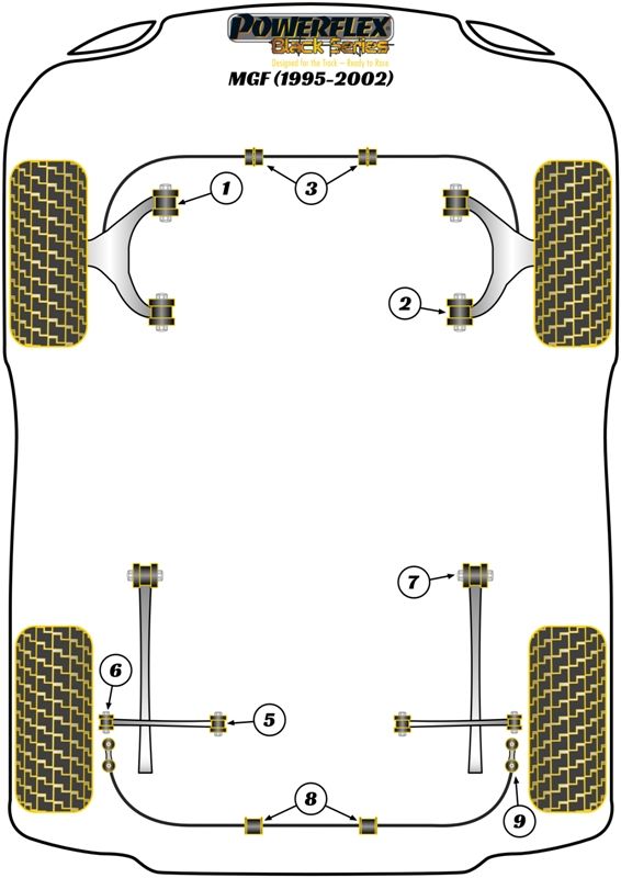 Front Wishbone Front Bush