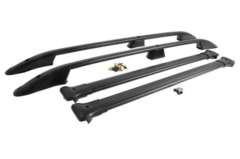 Takrailspaket Volkswagen Caddy 2004-2020 svart Caddy maxi