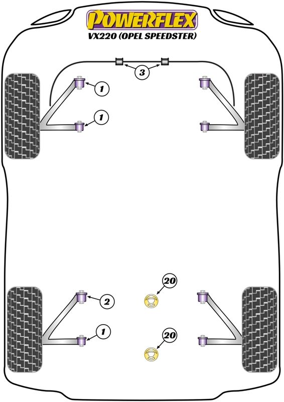 Rear Lower Wishbone Front Bush