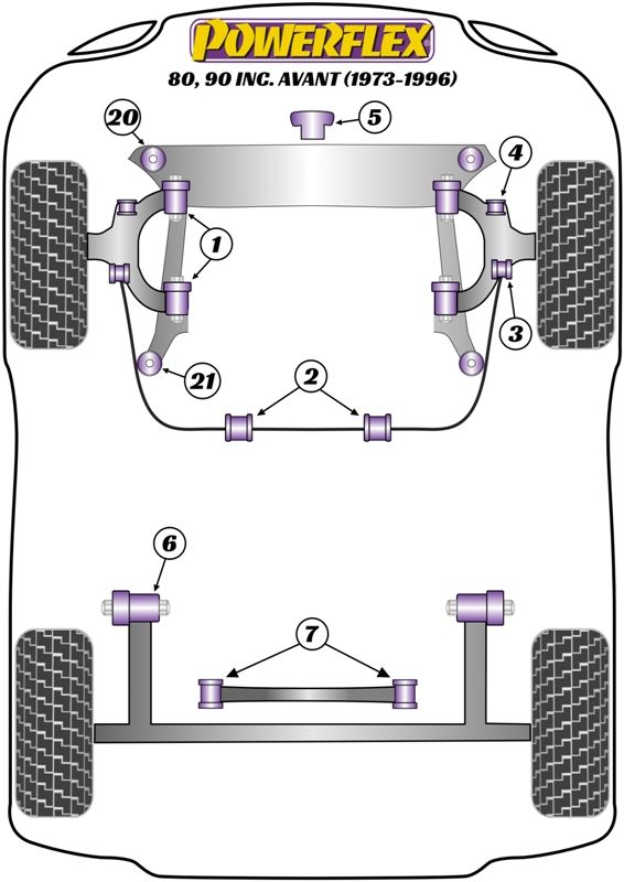 Rear Beam Front Location Bush