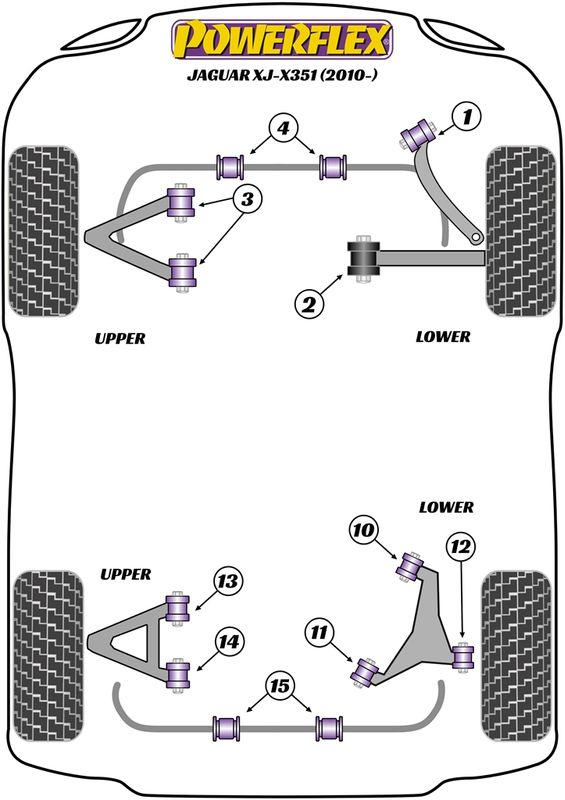 Front Lower Track Control Arm Inner Bush