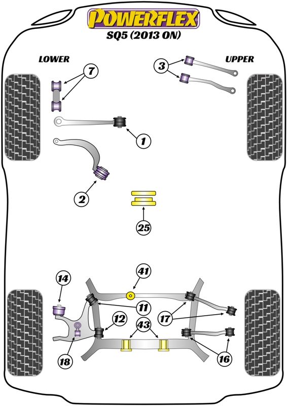 Rear Diff Front Bush Insert