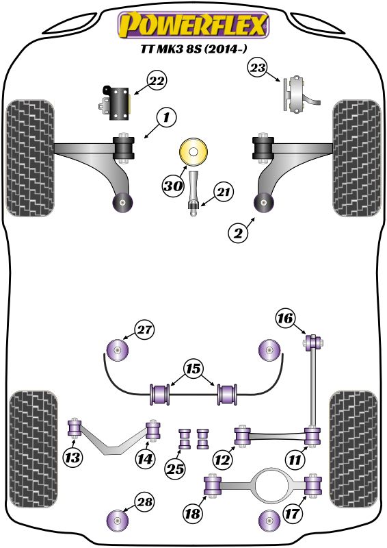 Upper Engine Mount Bush Insert