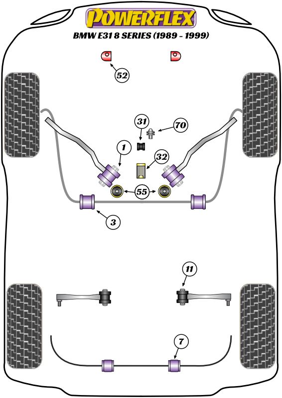 Front Anti Roll Bar Mounting 27mm