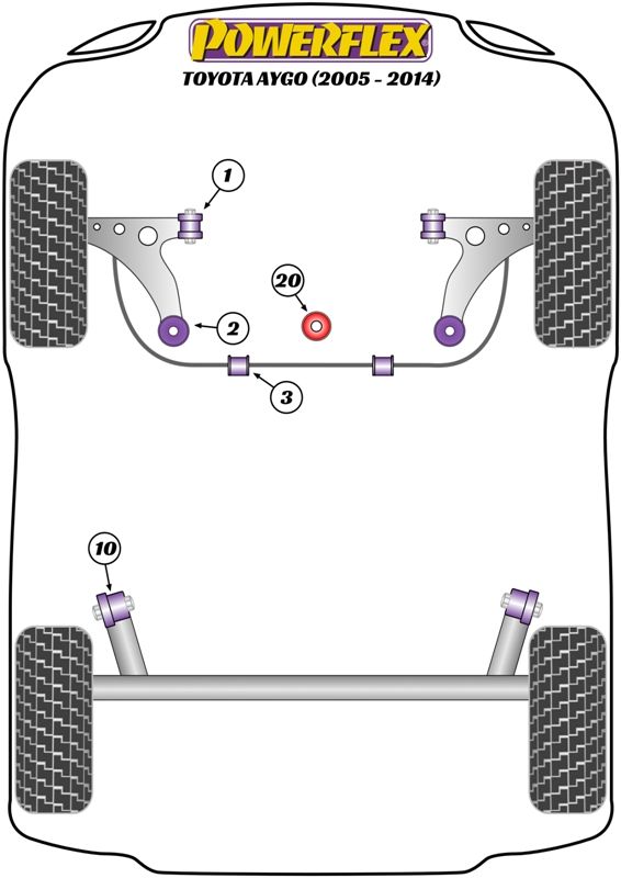 Lower Engine Mount Bush Insert