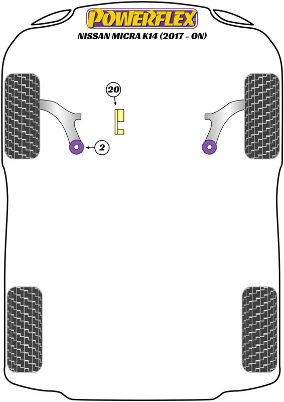 Front Wishbone Rear Bush