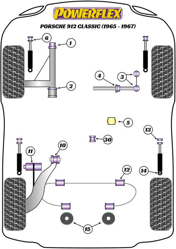 Rear Trailing Arm Support Plate Bush