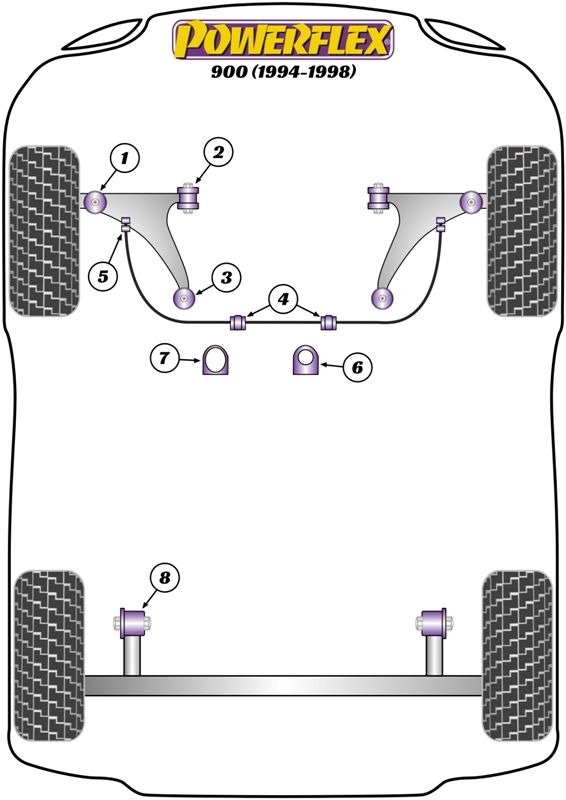 Front Anti Roll Bar Mounting 24mm