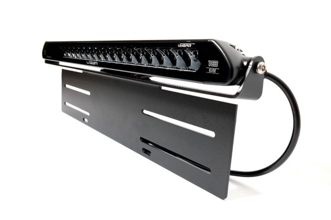 Hovedbilde Skiltbrakett til Lazer ® Linear 18 Sidemontering. Rustfri, sort.