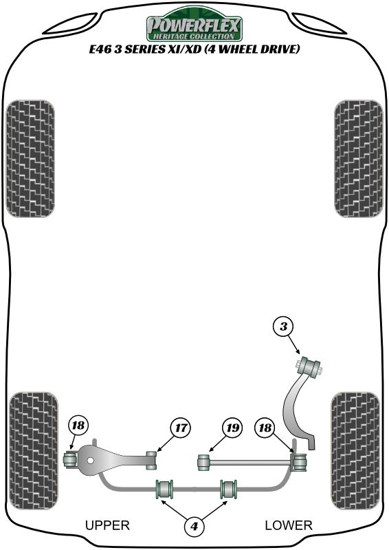 Rear Subframe Rear Bush