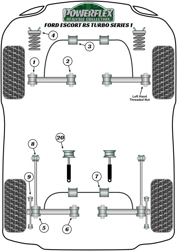 Front Anti Roll Bar Bush 18mm