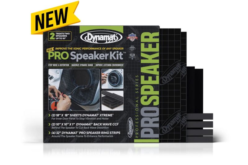 Dynamat PRO Speaker kit Xtreme + Back Wave CCF + Ring Strips