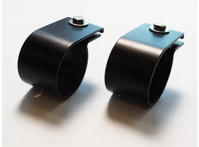 Hovedbilde Antec Lyktefester 42mm Sort Syrefast stål. Sort. Par.