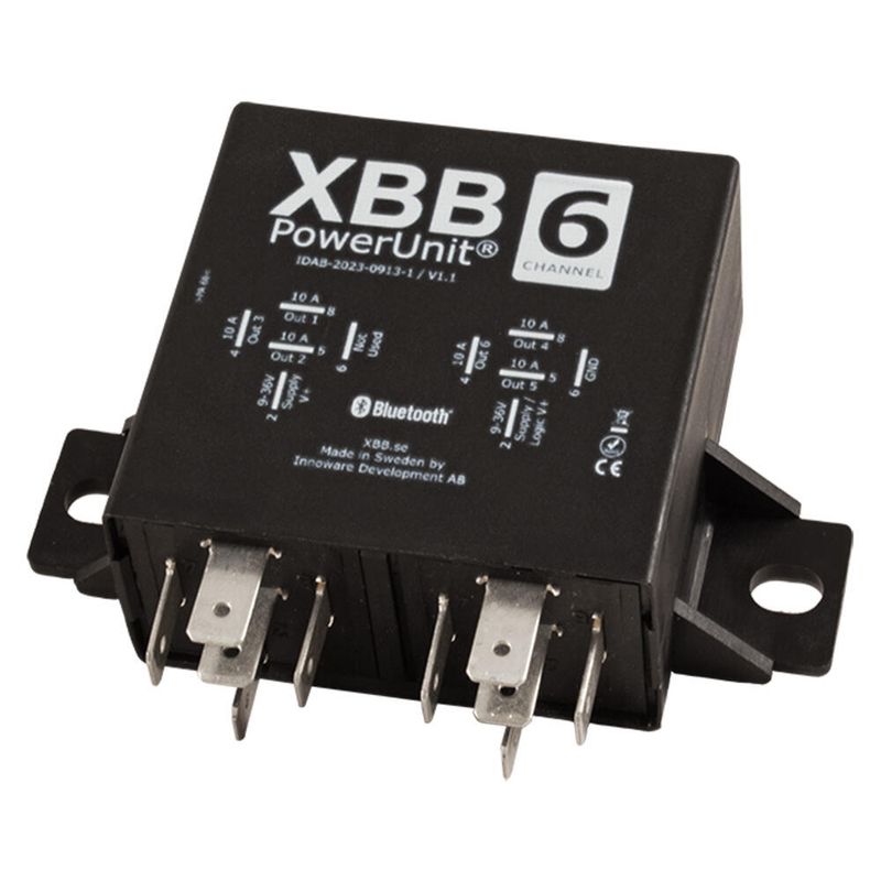 XBB Powerunit 6 Ekstra relé, 6 utganger