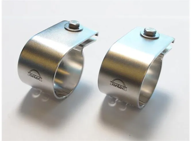 Hovedbilde Antec Lyktefester 60mm Elektropolert syrefast stål. Par.